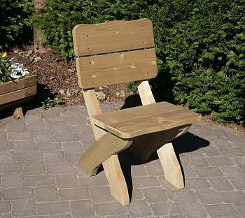 Gartenmöbel „Eifel Stuhl, ohne Armlehne“