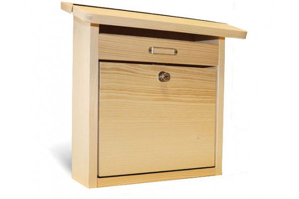 Geschenkidee Holz-Briefkasten "Flachdach", Abbildung 3