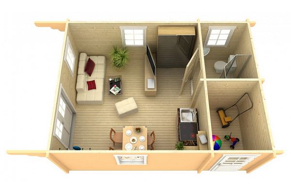 Ferienhaus Mecklenburg, Abbildung 2