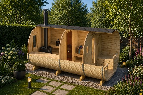 Außensauna Living, Abbildung 2