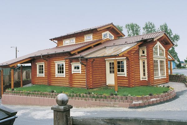 Rundholz Blockhaus Tessin, Abbildung 7