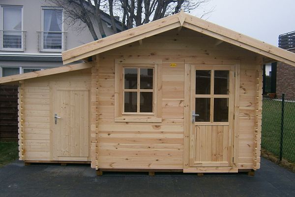 Gartenhaus Anbau Schuppen Holz, Abbildung 2
