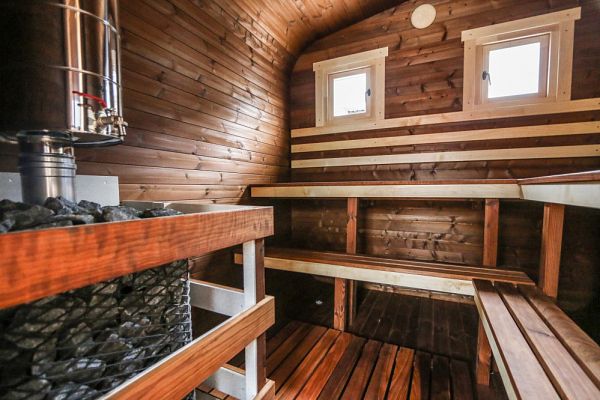 Außensauna Thermoholz-Sauna eckig - anschlussfertig!, Abbildung 4
