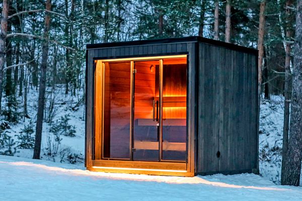 Außensauna Thermoholz-Design Sauna - anschlussfertig!, Abbildung 2