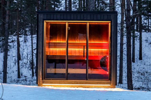Außensauna Thermoholz-Design Sauna - anschlussfertig!, Abbildung 3