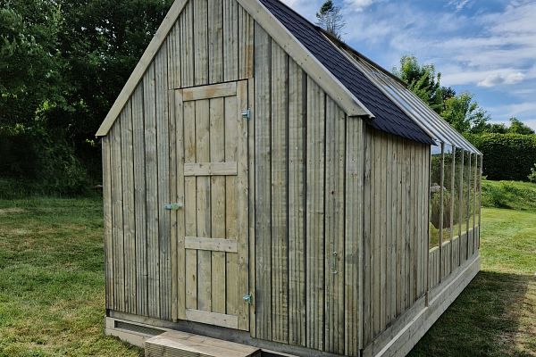 Geräteschuppen Naturefood Gewächshaus-Anbau, Abbildung 2