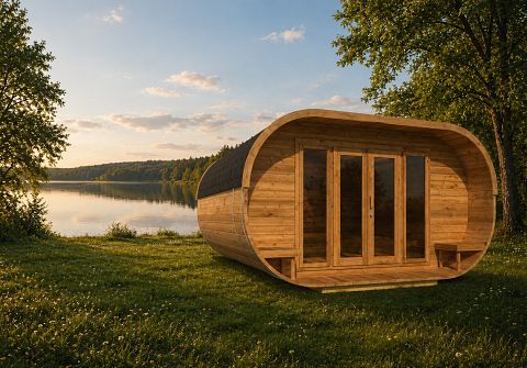 Thermoholz Camping-Fass