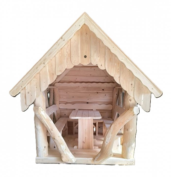 Gartenlaube Rustika 2020 aus Rundholz