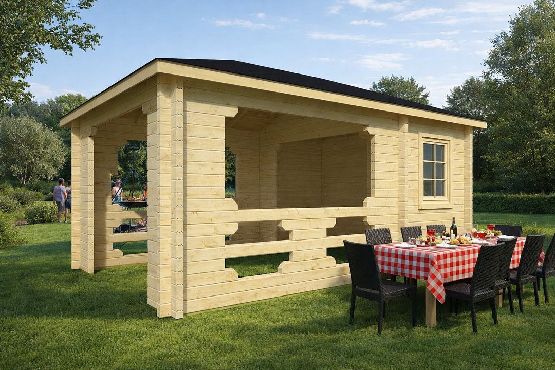 Gartenlaube Gartengenuss