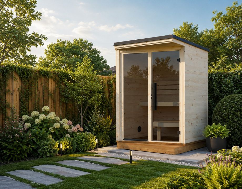 Außensauna Design Sauna Mini