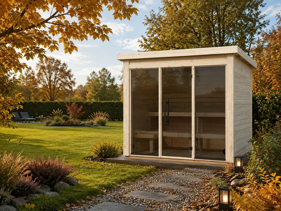 Außensauna Design Sauna Maxi