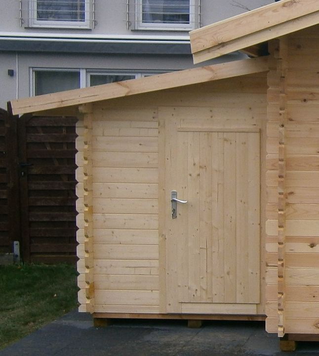 Gartenhaus Anbau Schuppen Holz