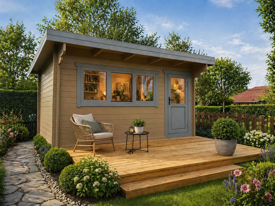 Gartenhaus Gartenbüro Homeoffice