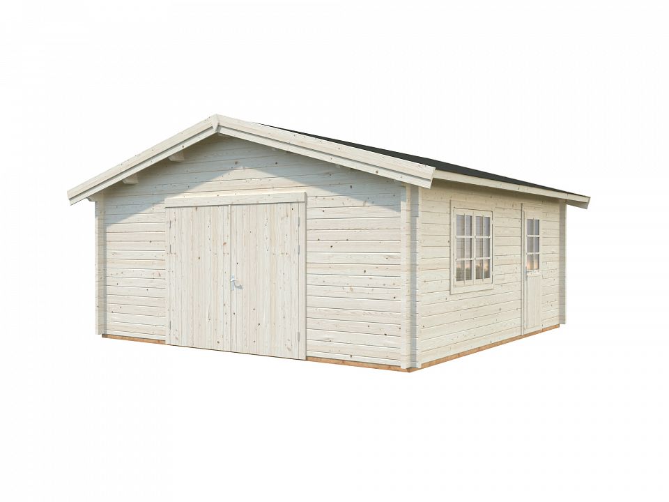 Garage Blockbohlen Esche