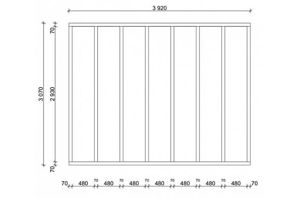 Gartenhaus Neustadt 1, Grundriss 1