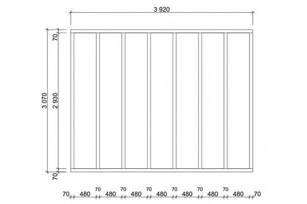 Gartenhaus Neustadt 2, Grundriss 1