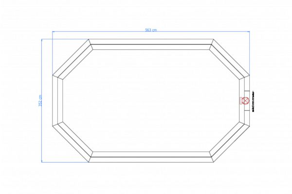 Holzpool Menorca, Grundriss 1
