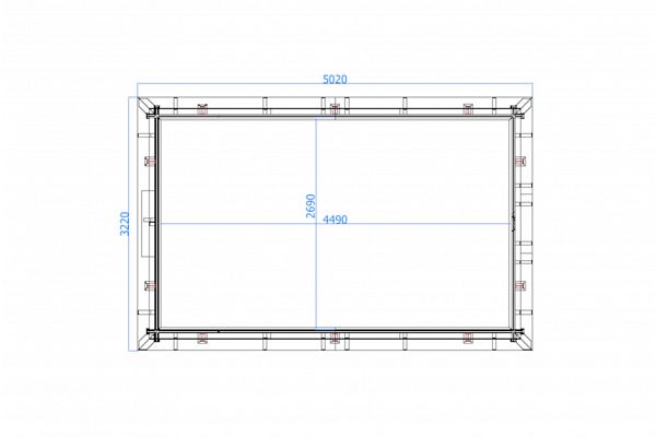 Holzpool Lanzarote, Grundriss 1