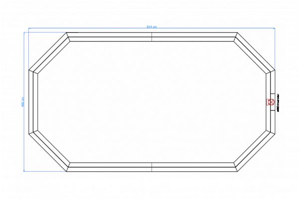 Holzpool El Hierro, Grundriss 1
