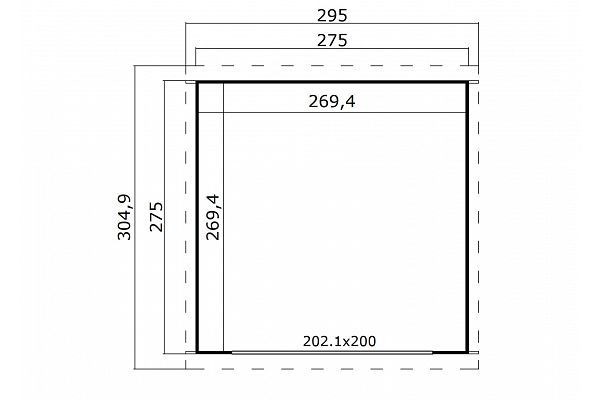 Budget Line Bustani 1, Grundriss 1