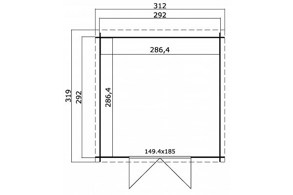 Budget-Line Sacramento, Grundriss 1