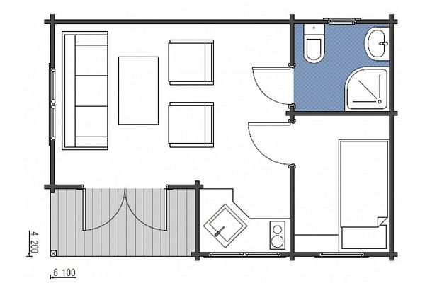 Gartenhaus und Gerätehaus Flachdach Pultdach Usedom kaufen