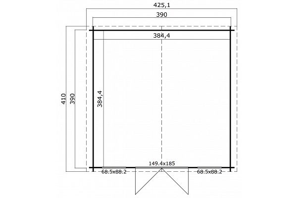 Budget-Line Wels 4 + 5 DT, Grundriss 1