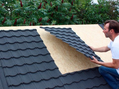 Dachschindelplatten-Gartenhaus