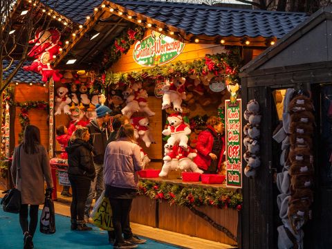 Weihnachtsmarktstand